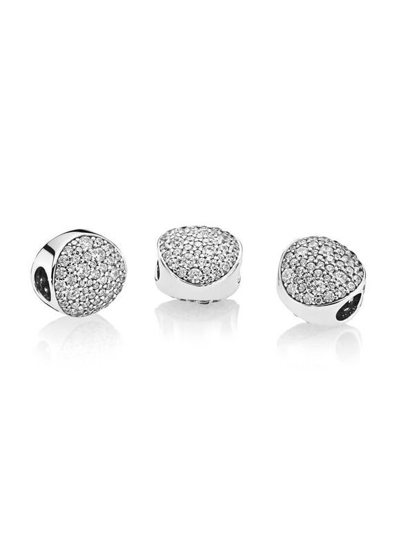 Серебряный шарм Пандора "Паве" 797540CZ Kabluchka (355348617)