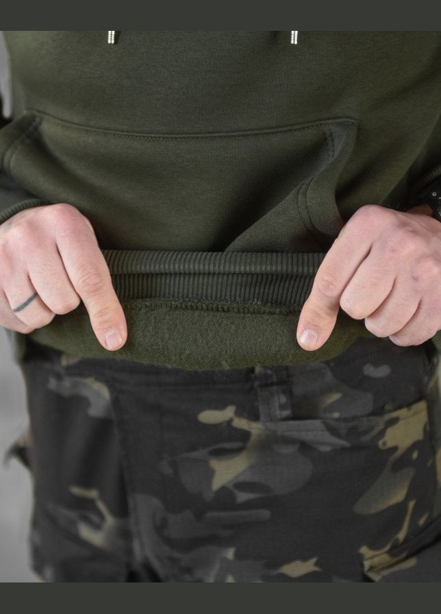 Мужское худи на флисе с принтом Девушки хаки No Brand (315865064)