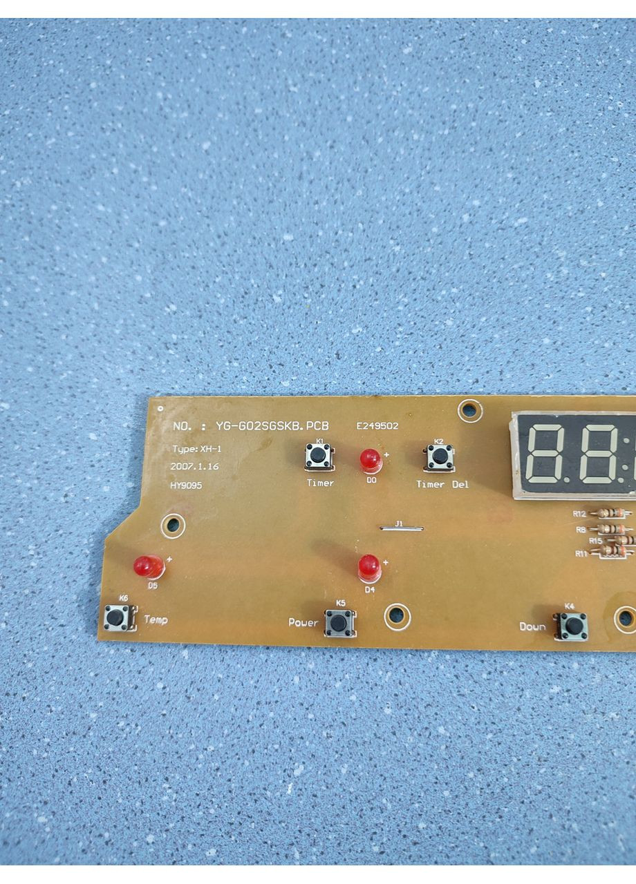 Плата управления для плитки YG-G02SGSKB.PCB XH-1 First (361864722)