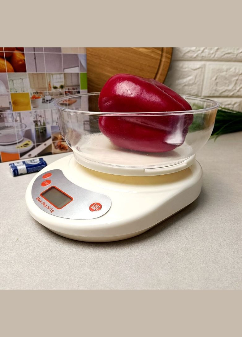 Ваги кухонні електронні з чашею на 5 кг 1656 А-П A-Plus (303212775)
