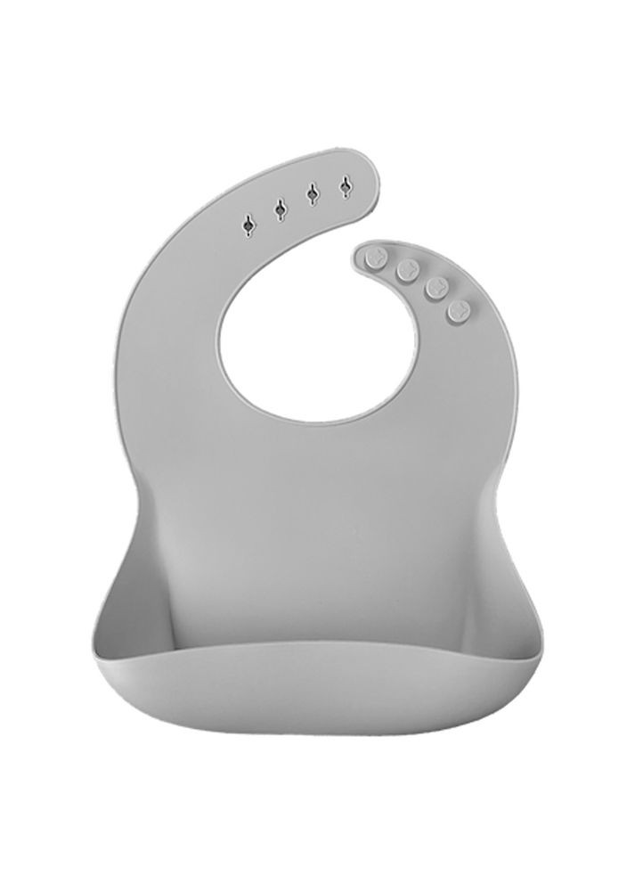 Нагрудник силиконовый Basics Powder Grey () MinikOiOi 101020054 (335030266)