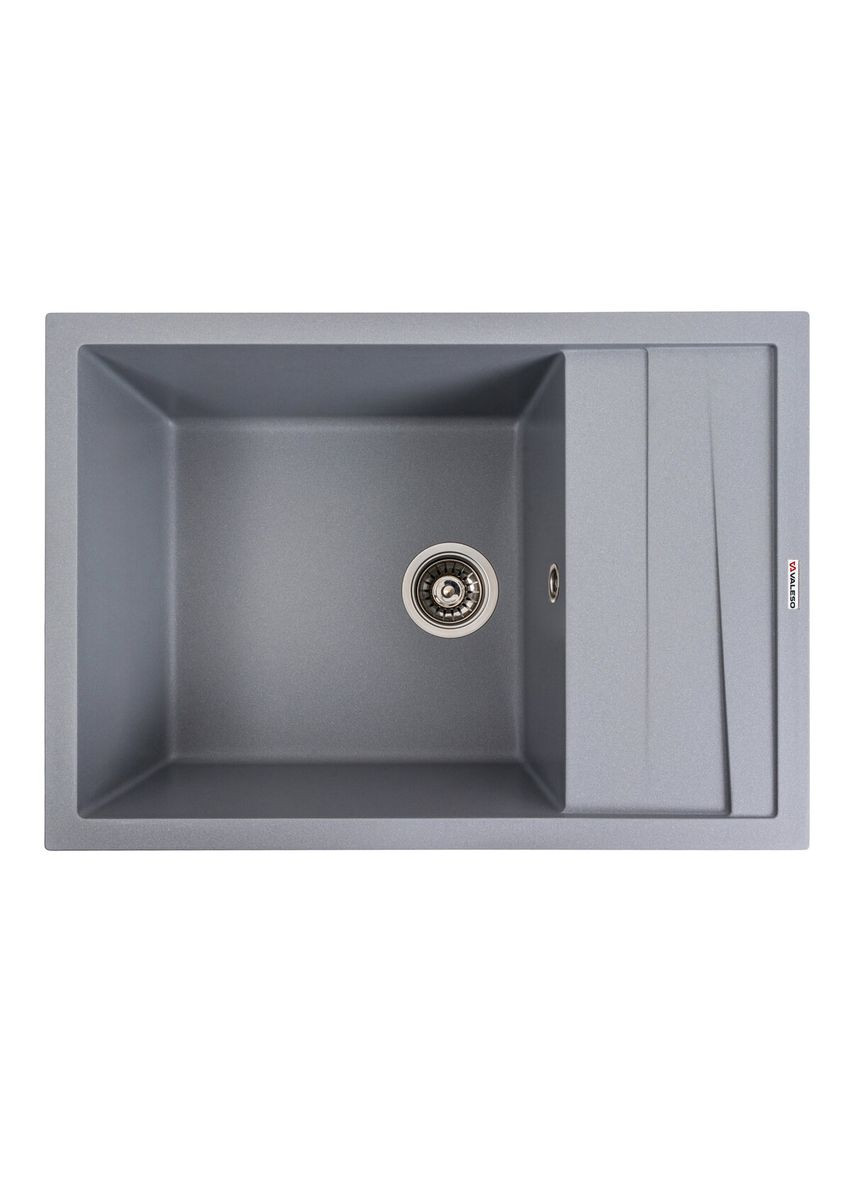 Гранітна мийка для кухні CASCADA 7050 матова металік Valeso (336934490)