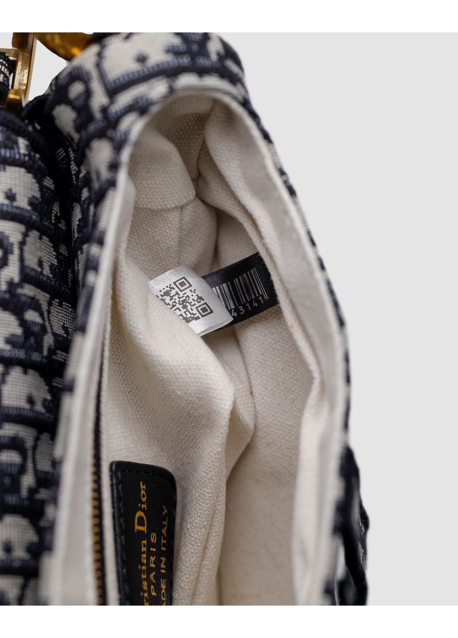 Сумка женская Saddle Bag with Strap Blue Dior Oblique Jacquard No Brand (356508633)