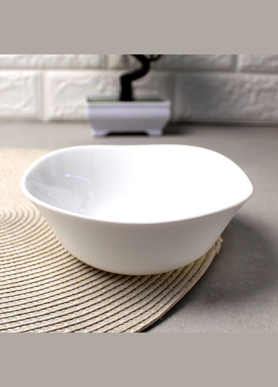 Набор средних белых салатниц Parma Bormioli 140 мм 6 шт Bormioli Rocco (303212715)