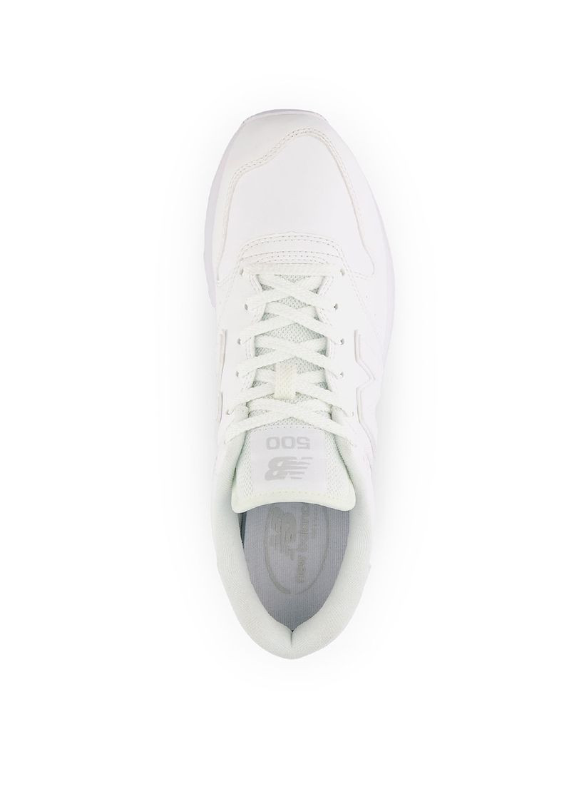 Білі всесезонні жіночі кросівки gm500zw2 білий штуч. шкіра New Balance