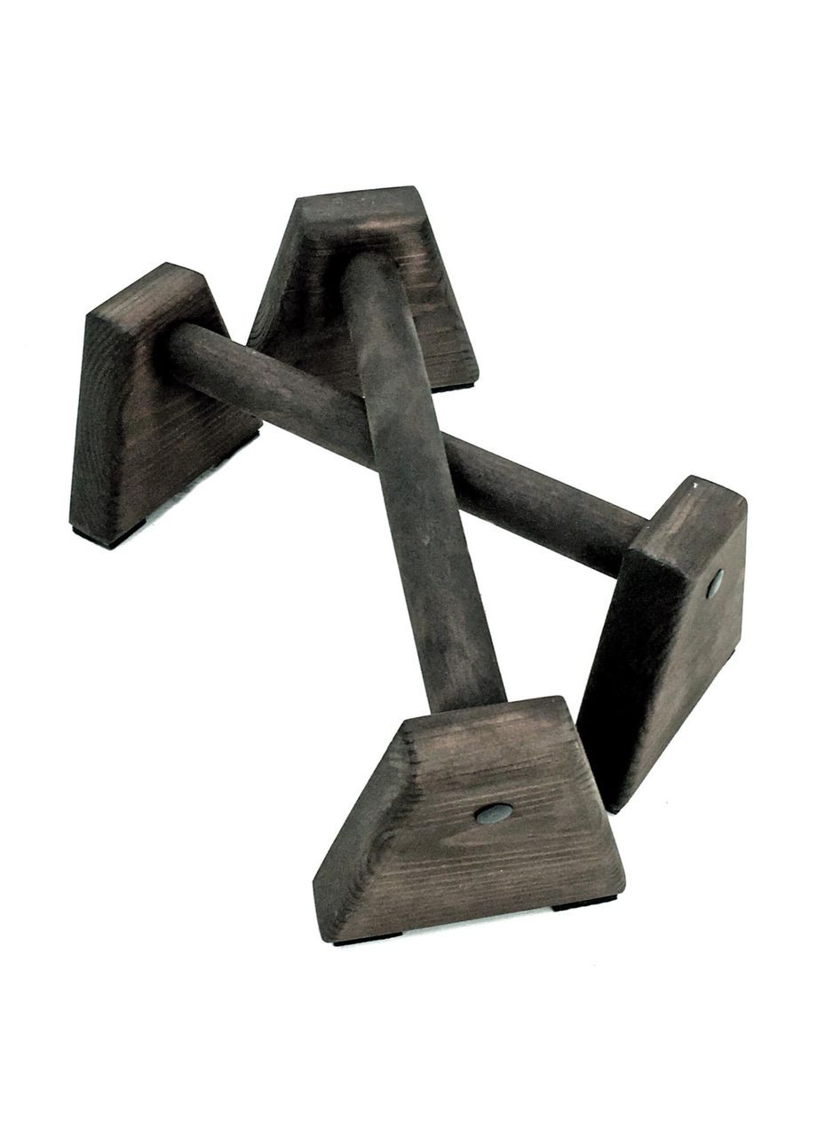 Упори для віджимань (паралетси) з дерева Сальрей мокко (ПРЛ-000810) No Brand (328224727)