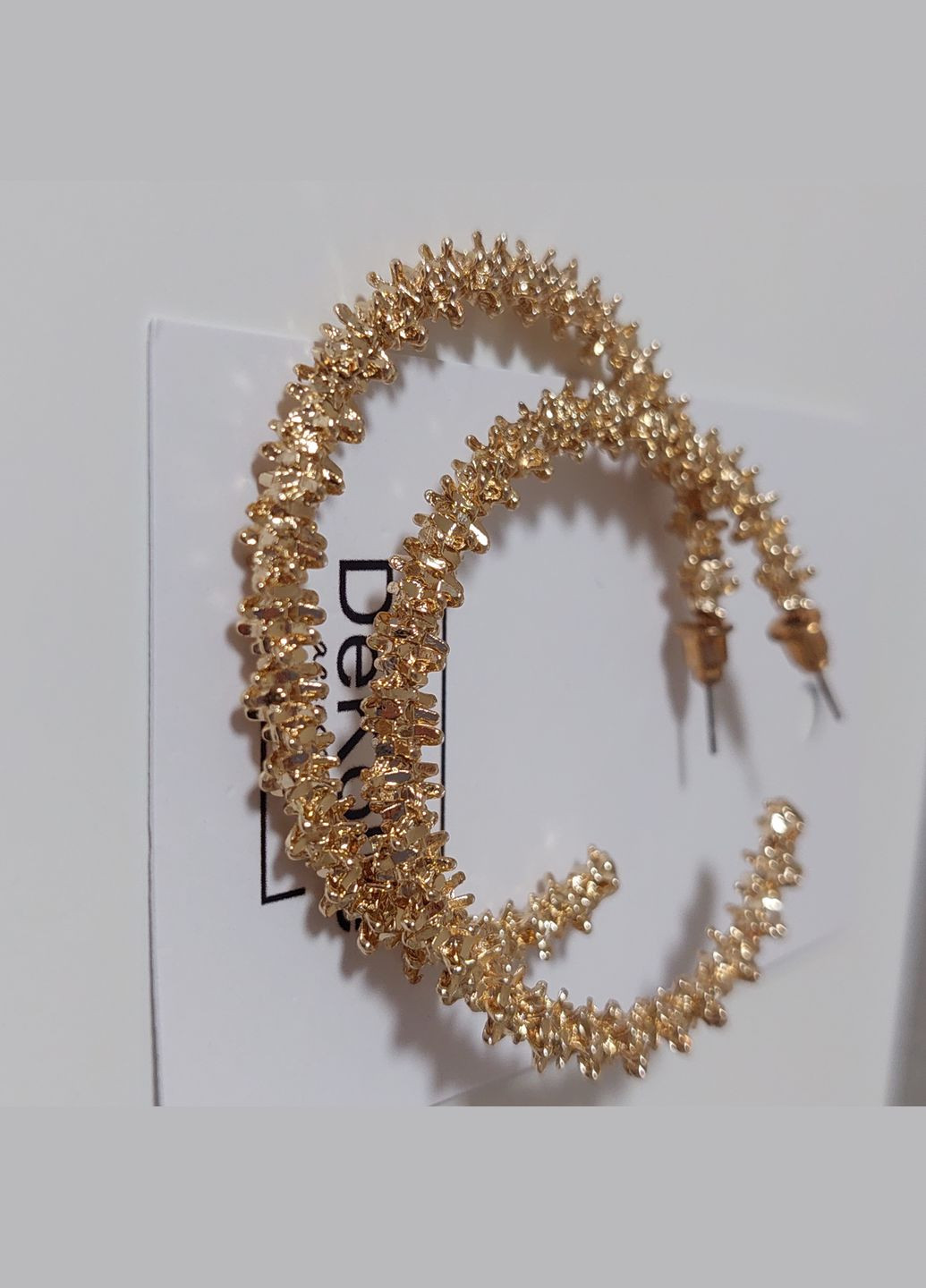 Серьги кольца массивные BS040. DeKolie (332622513)