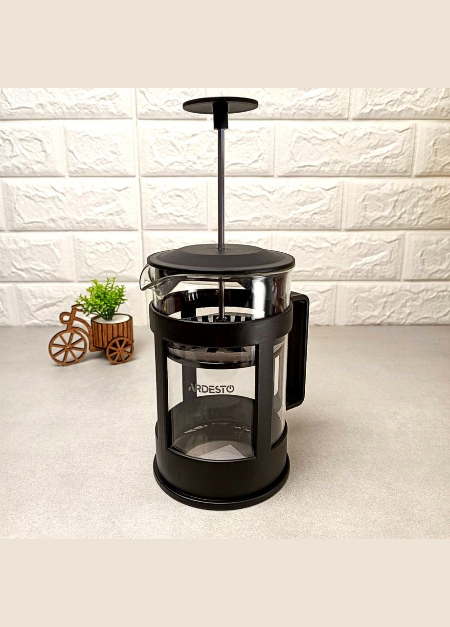 Чёрный заварник френч-пресс 800 мл для чая и кофе Fresh Ardesto (304771091)