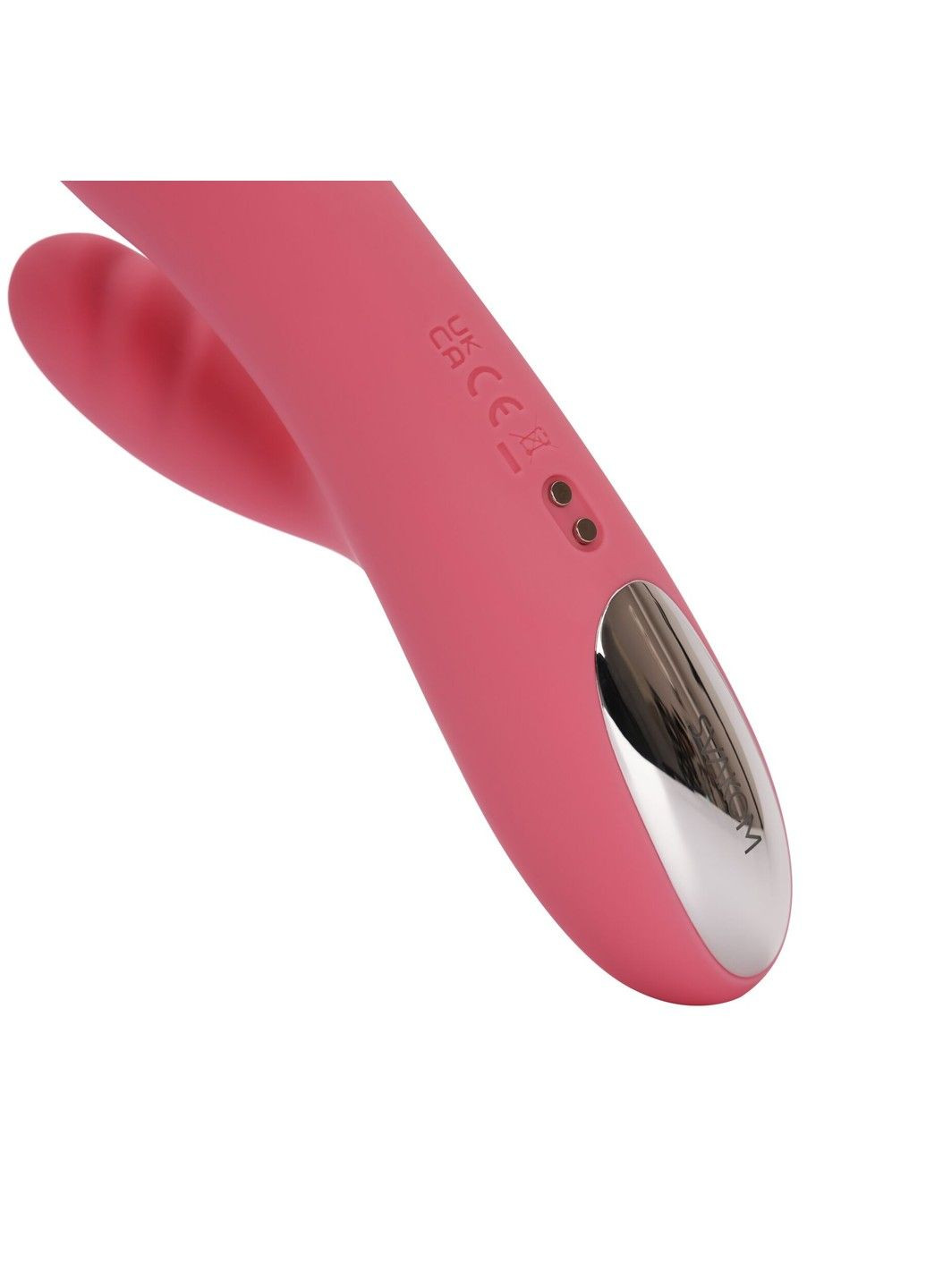 Вибратор-кролик Avery Strawberry Pink с двигающимся стволом, движение вперед-назад Svakom (334000917)