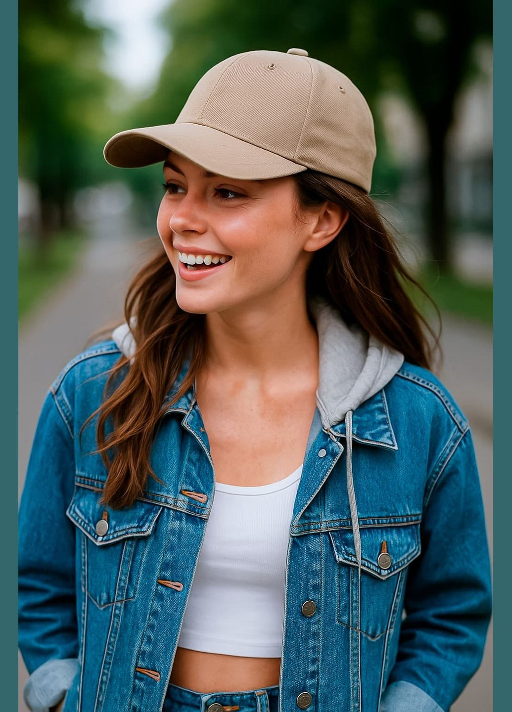 Кепка / бейсболка 0647-BG No Brand (336891595)