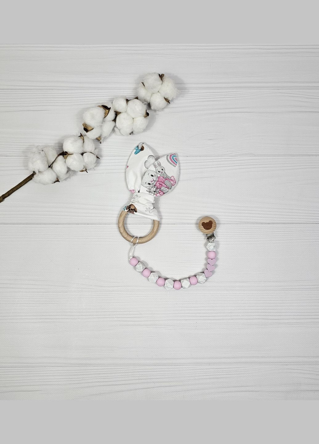 Набор из 15 единиц с носочками a.l.babybox Зайки с игрушками Фиолетовый No Brand (313239172)