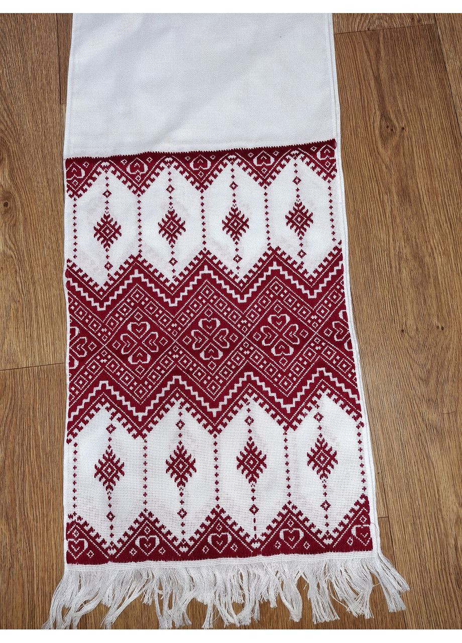 Універсальний червоний вишитийрушник No Brand (367056272)