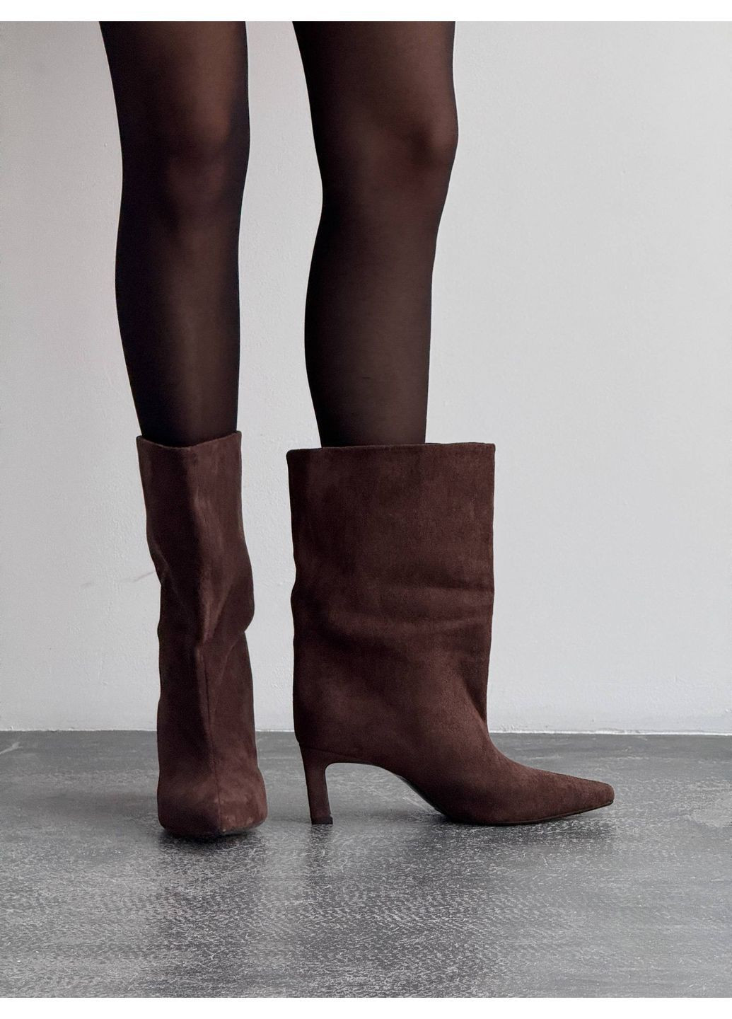 Коричневые демисезонная демисезонные ботильоны No Brand