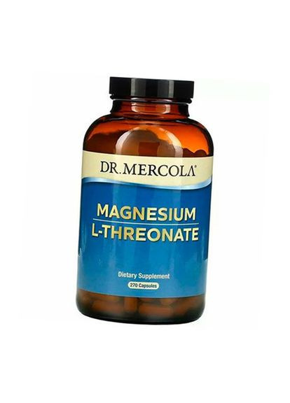 Магний Lтреонат, Magnesium L-Threonate, 270капс (36387012) Dr. Mercola (293257095)