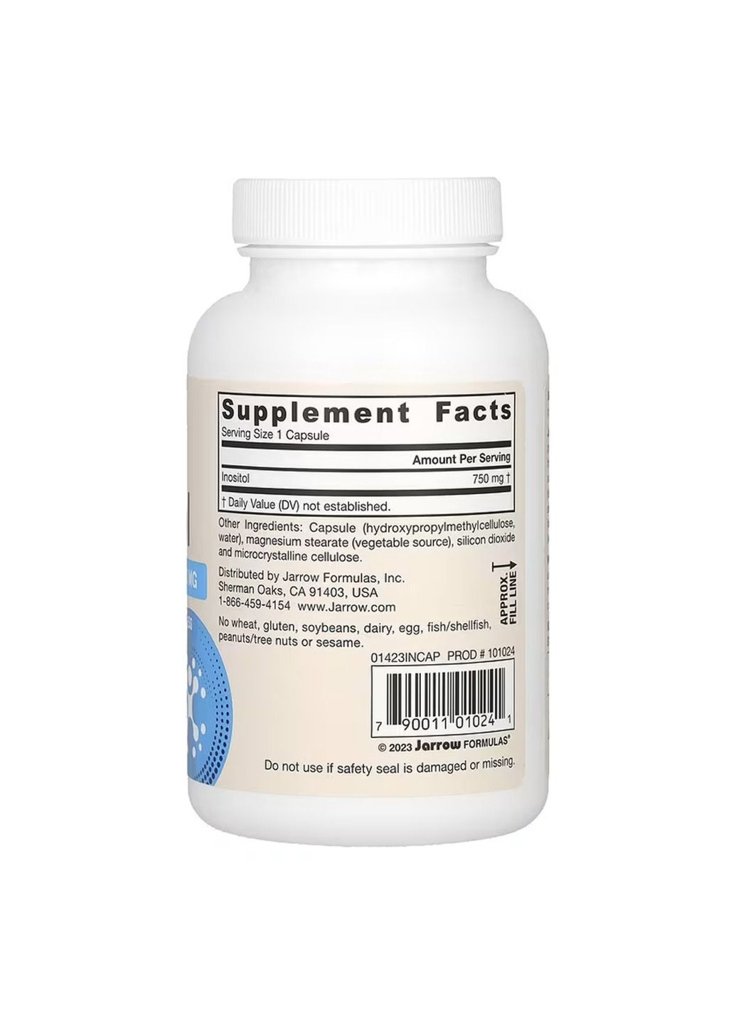 Добавка Inositol 750mg - 100 vcaps Jarrow Formulas (364201772)