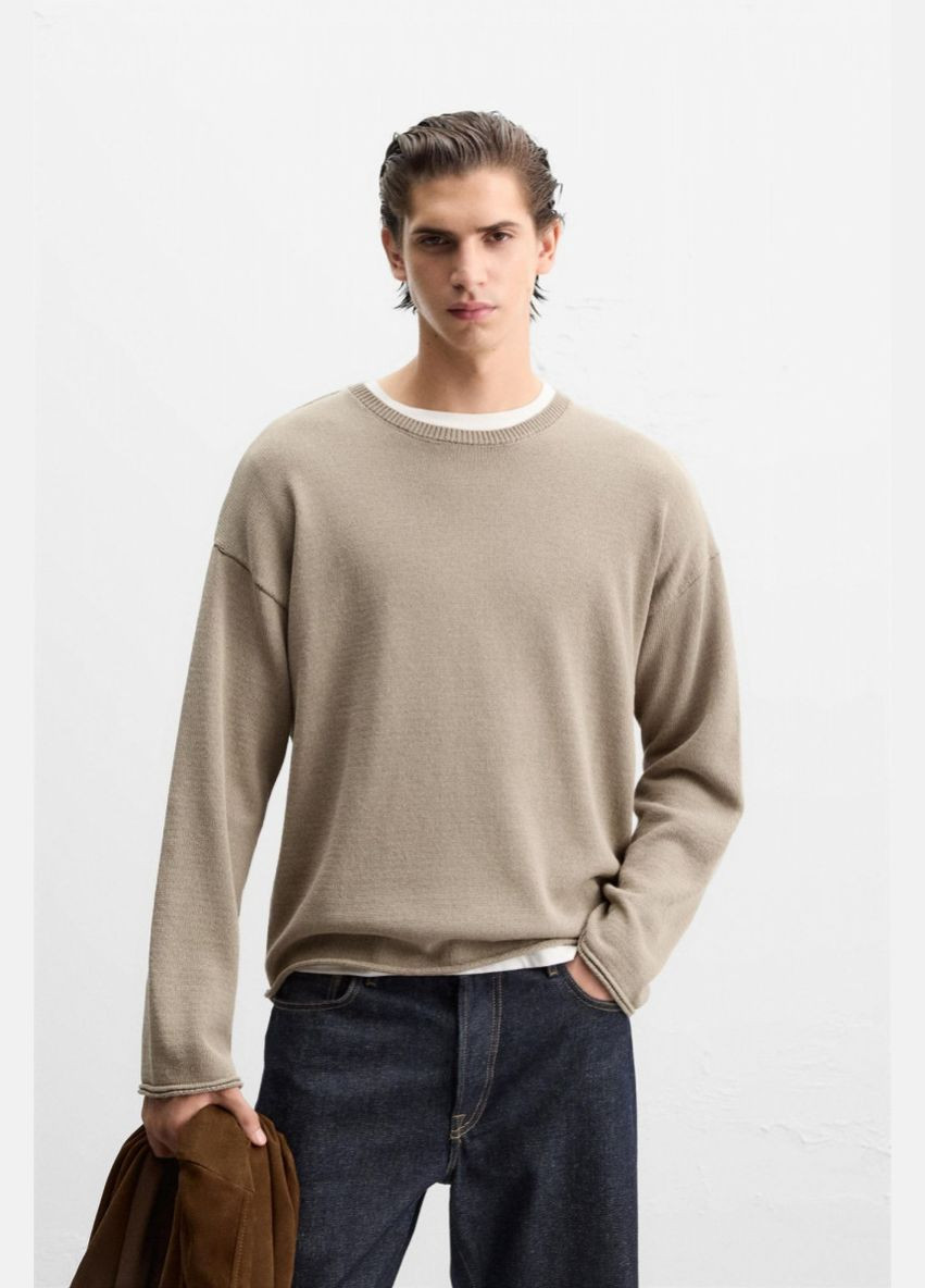 Світло-коричневий демісезонний светр Zara 6674/311 camel