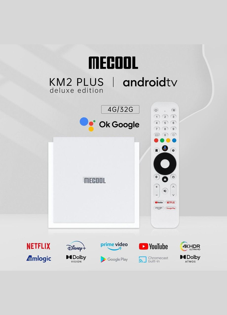 KM2 PLUS Deluxe 4/32, Amlogic S905X4, WiFi6, 4K, Netflix MECOOL (322502888)