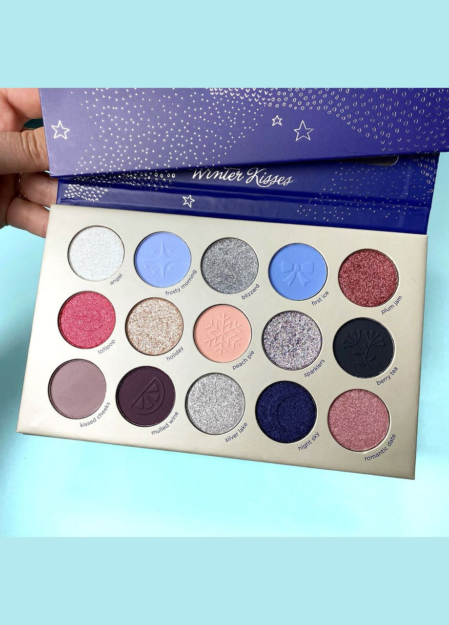 Палетка тіней Winter Kisses Ice Love, 15 кольорів PARISA (302489987)