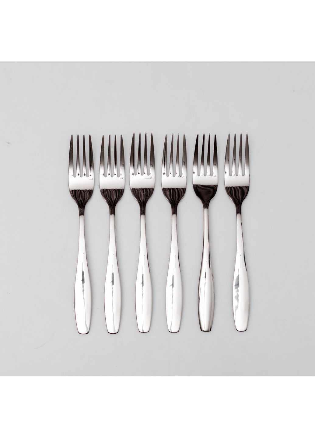Набір столових виделок 6 штук з нержавіючої сталі, хром Ding Lanfang HP-8-18 No Brand (348467699)