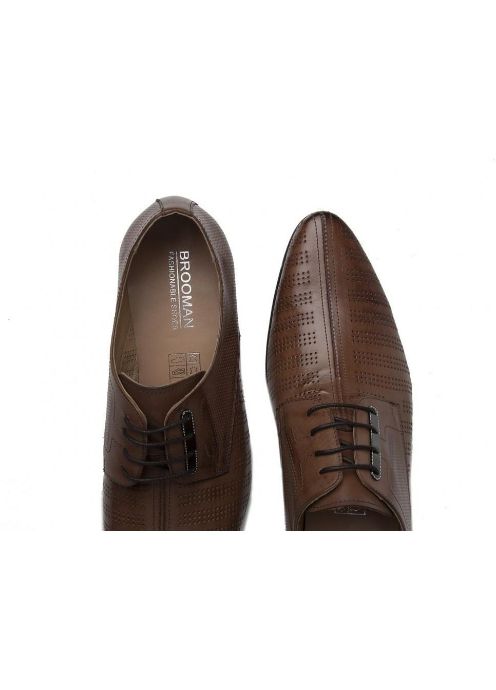Коричневые туфли 7142126 38 цвет коричневый Brooman