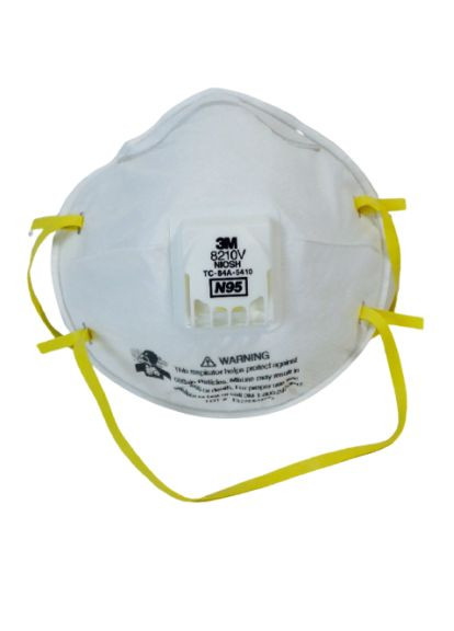 Респіратор (захисна маска лицьова) 3M™ Cool Flow™ 8210V Respirator 3М (292324072)