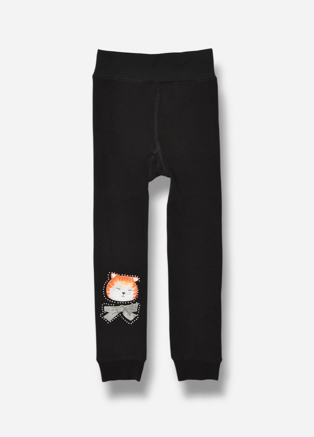 Лосини дитячі для дівчинки термо з начісом чорного кольору Let's Shop (339601730)