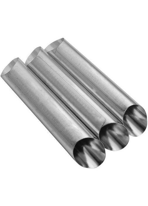 Набір форм для канолі 3 шт. з нержавіючої сталі для випікання десертів трубочки для крему Empire (368988904)