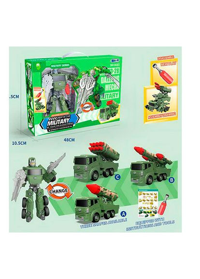 Конструктор на шурупах, трансформер, микс видов JK202322 Metr+ (303924835)