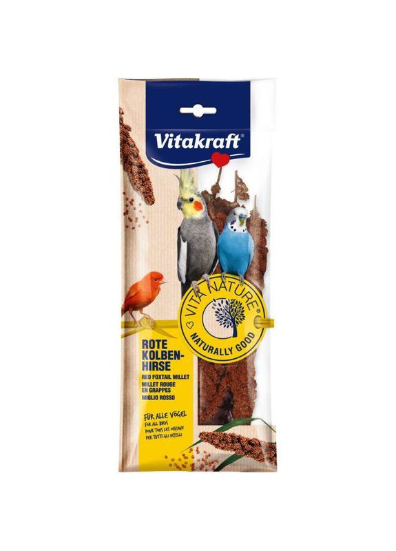 Лакомство для птиц (чумиза) Red Foxtail Millet 80 г (4008239211170) Vitakraft (327999849)