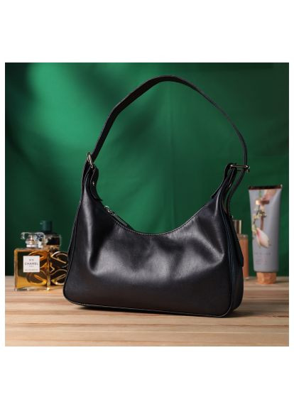 Сумка (22834) Shvigel З натуральної шкіри Чорна (364661059)