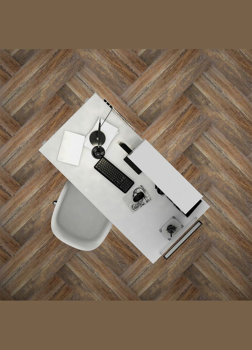 Самоклеюча вінілова плитка 152.4х914.4х1.5мм Під старину, ціна за 1 шт. (СВП-5) Матовая SW-00000285 Sticker Wall (329897105)