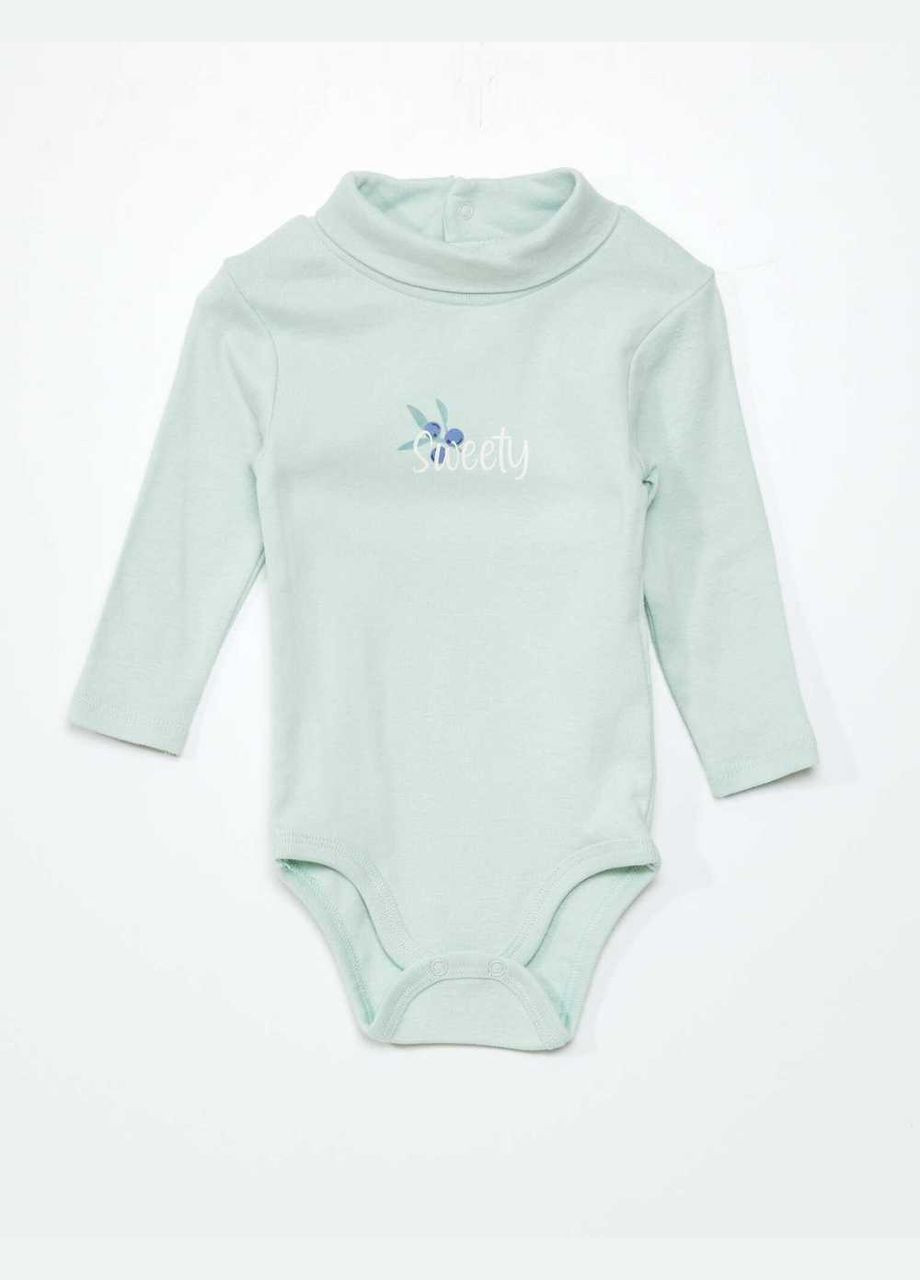 Боди,мятный с принтом, Kiabi (315016621)