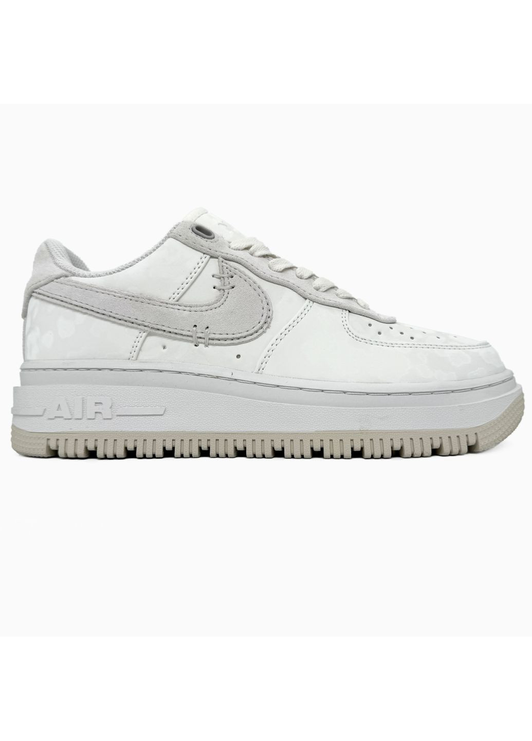 Білі Осінні кросівки чоловічі nike air force low white / light purple найк аір форс 1 преміум No Brand