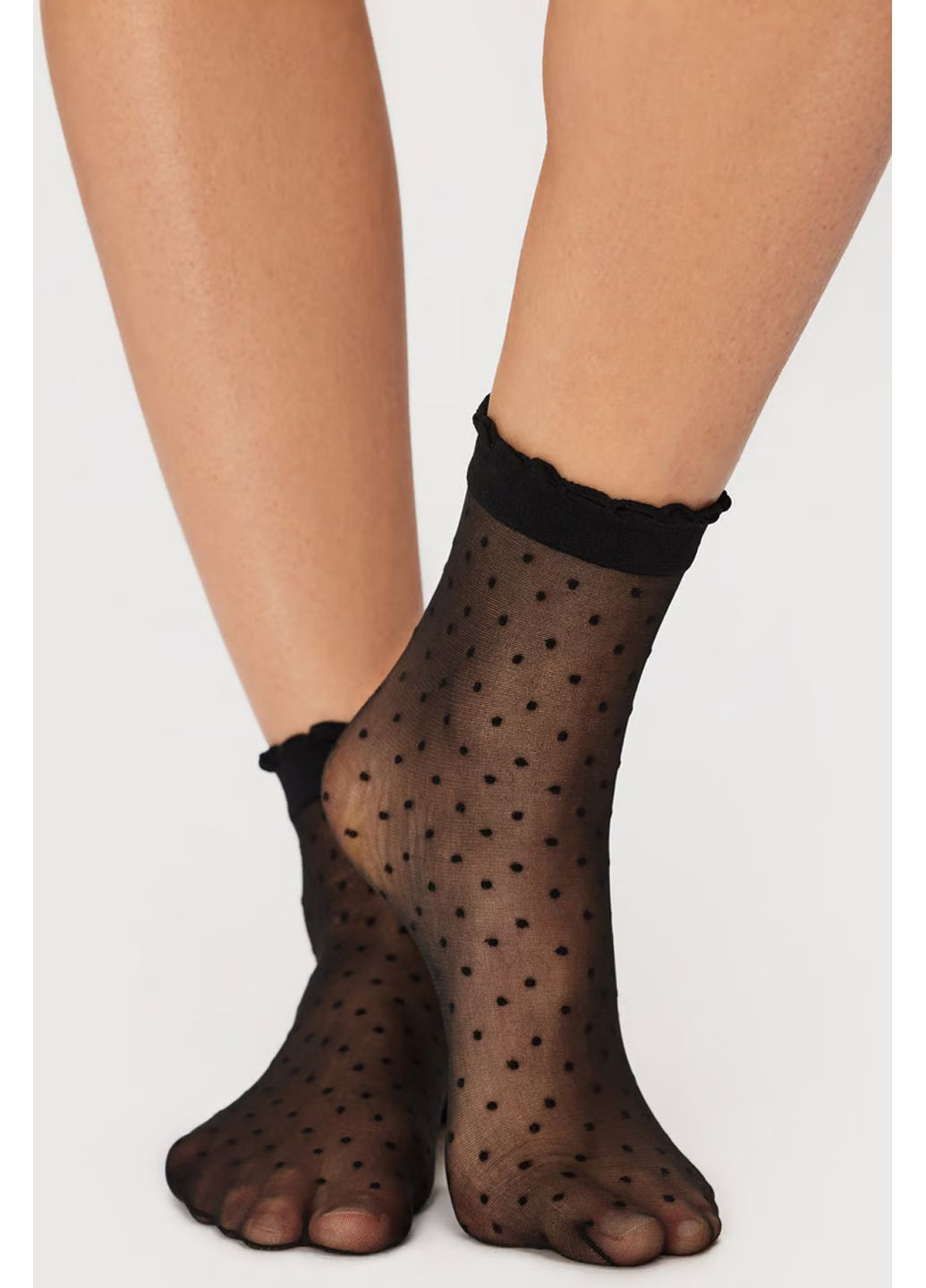 Чёрные носки в горошек puntina Gabriella (349500260)