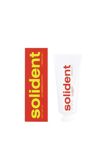Ежедневная отбеливающая зубная паста Pineapple mint \/ ананас-мята, 25 ml Solident (323229016)