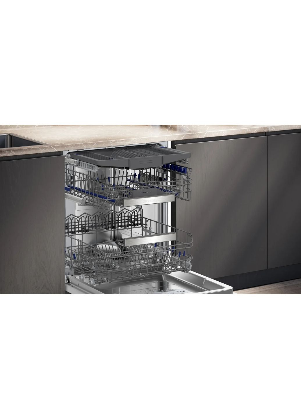 Посудомийна машина вбудована, 14компл., A, 60см, дисплей, Zeolit, drying assist, білий Siemens (371633191)