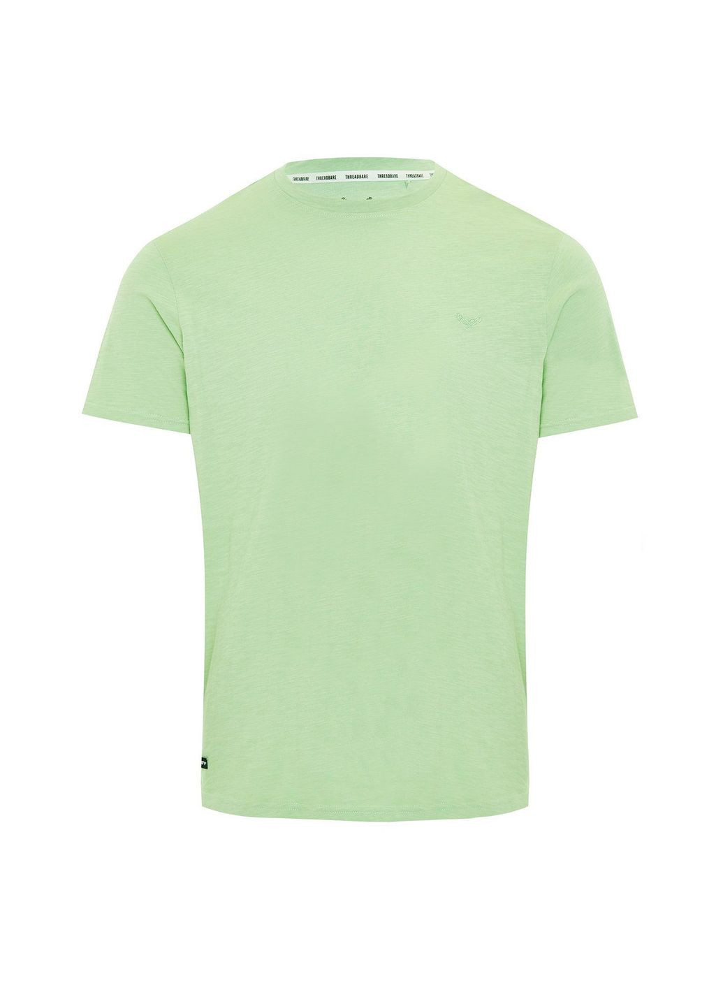 Зеленая футболка из хлопка Threadbare