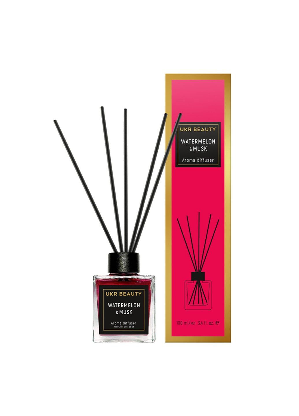Аромадифузор Watermelon & Мusk 100 мл UKR BEAUTY (318562271)