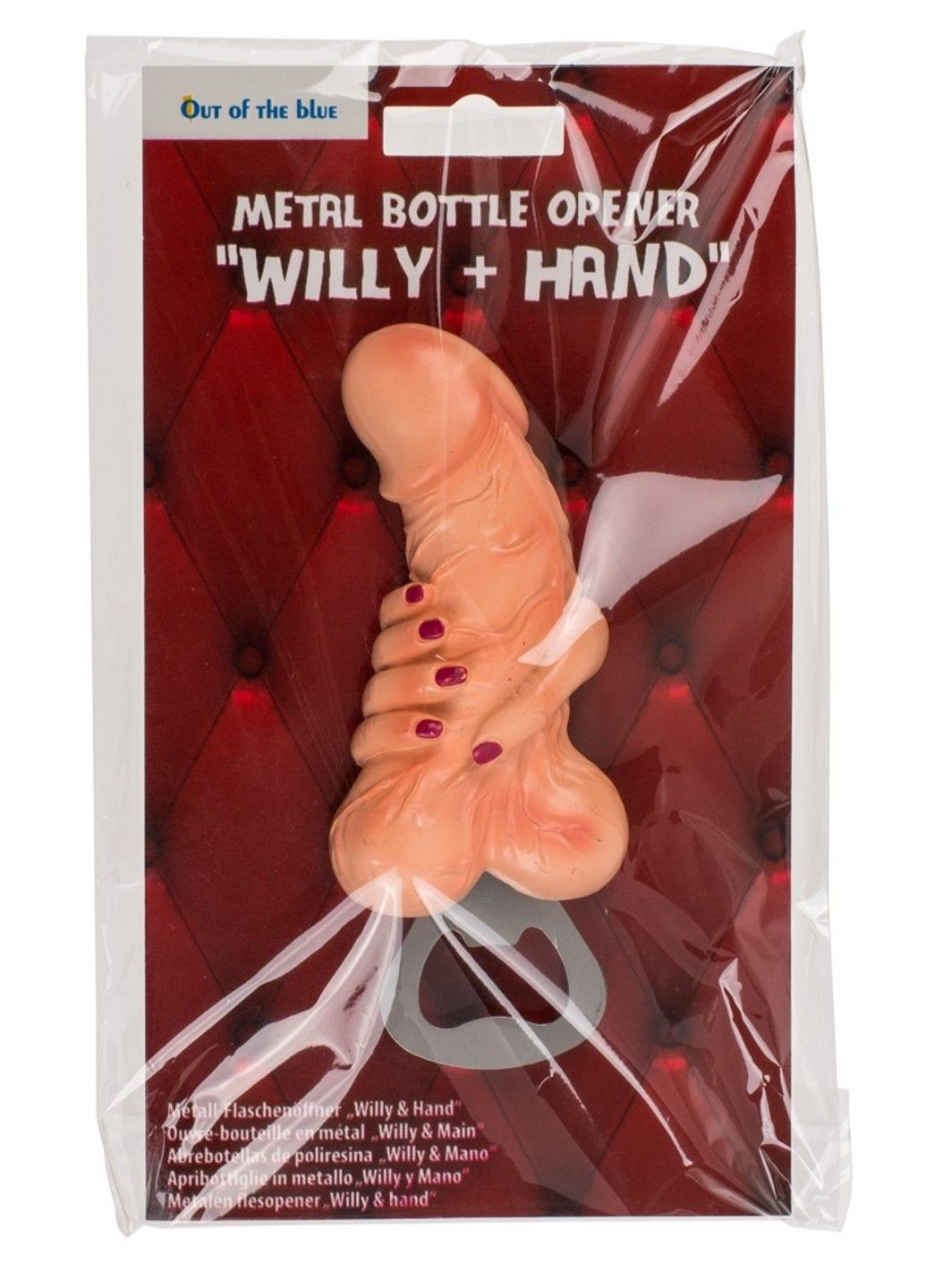 Металлическая открывалка для бутылок Willy + Hand No Brand (283328589)
