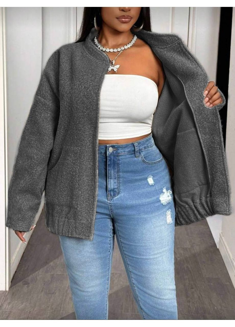 Бомбер женский букле Style Point на пуговицах (364672823)