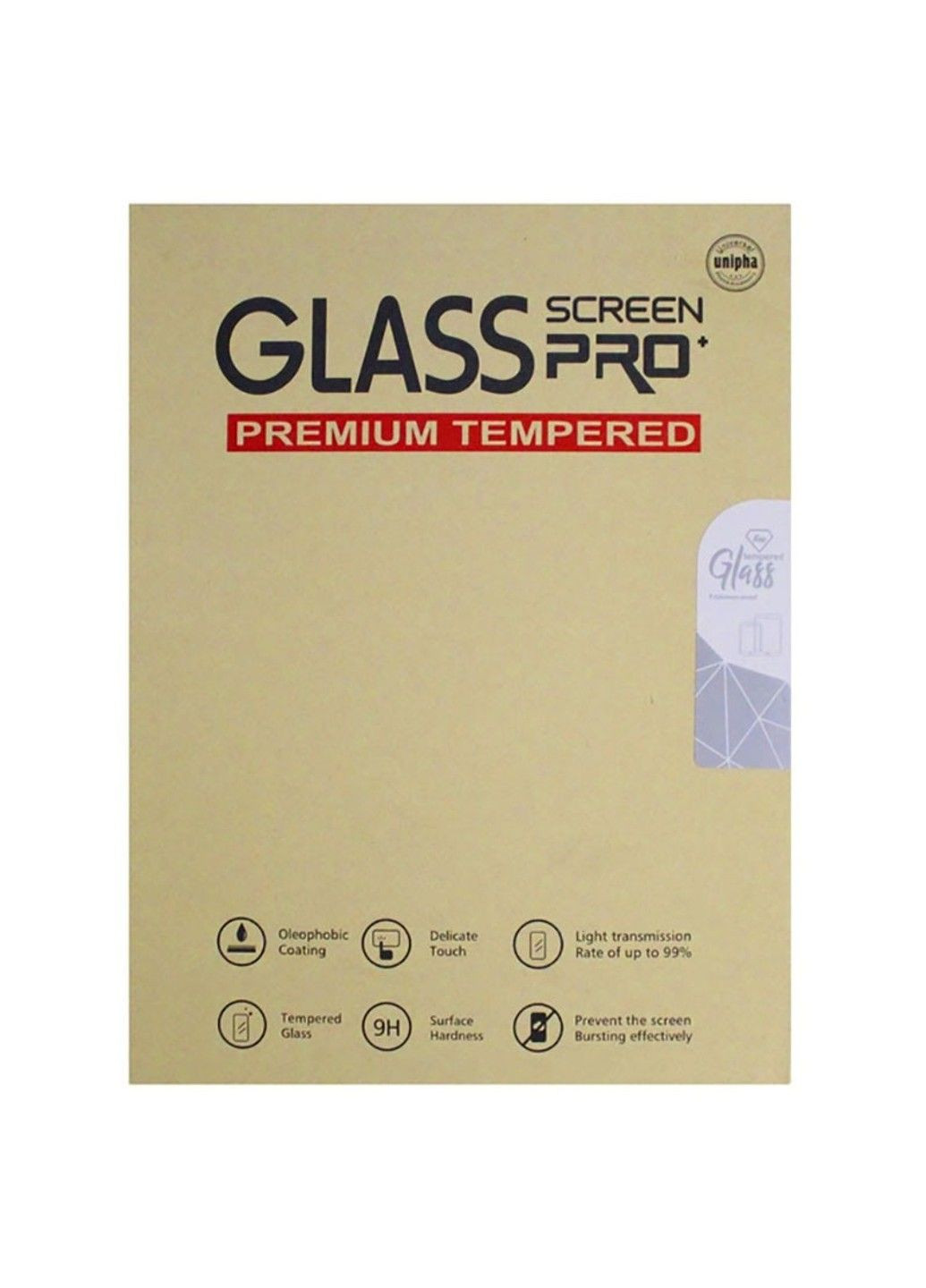 Защитное стекло Ultra 0.33mm (коробка) для Samsung Galaxy Tab S7+ / S8+ / S7 FE / S9+ /S9 FE+ 12.4'' Epik (291879503)