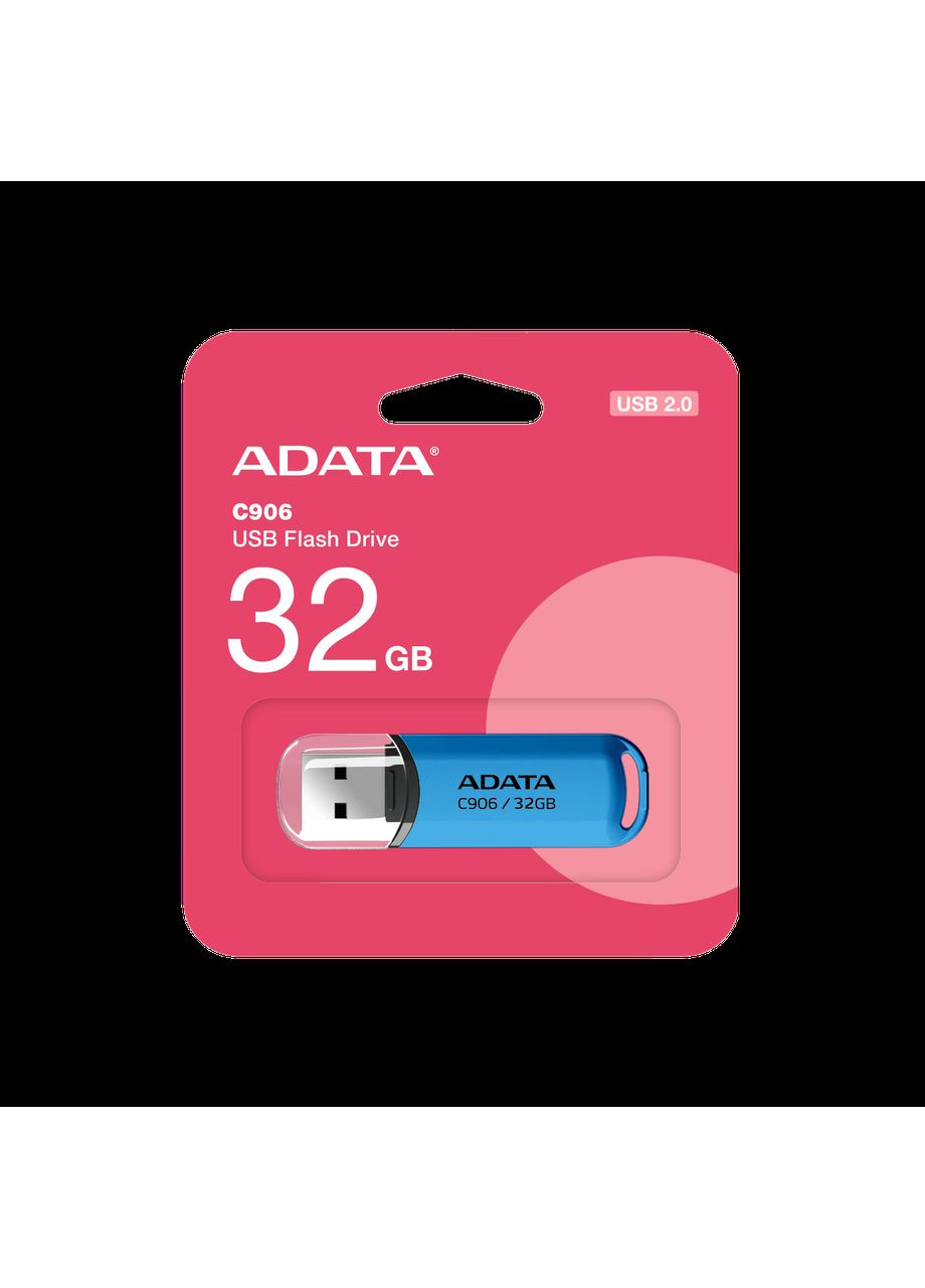 Флеш-накопичувач USB 2. 0 C906 32Gb Water блакитний ADATA (370613492)