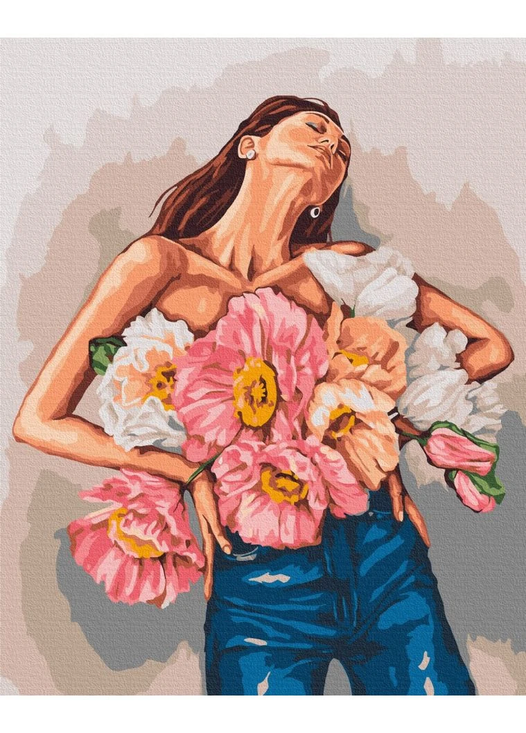 Картина за номерами XL "Витончена весна © Mykhailyshyna Daria" BS53569L Brushme (384207407)