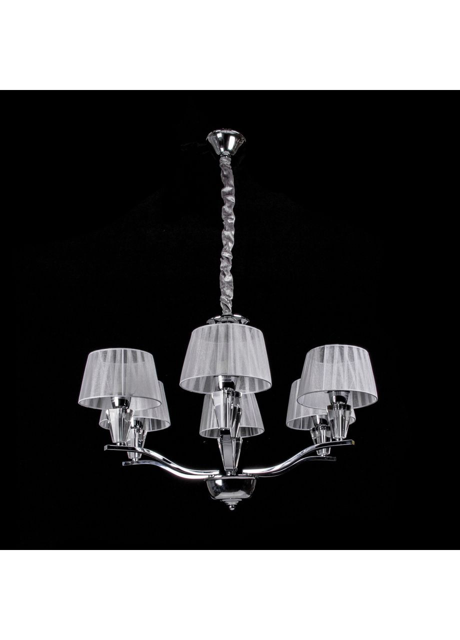 Класична люстра з абажурами і елементами кришталю 5262/6/CH No Brand (352229401)