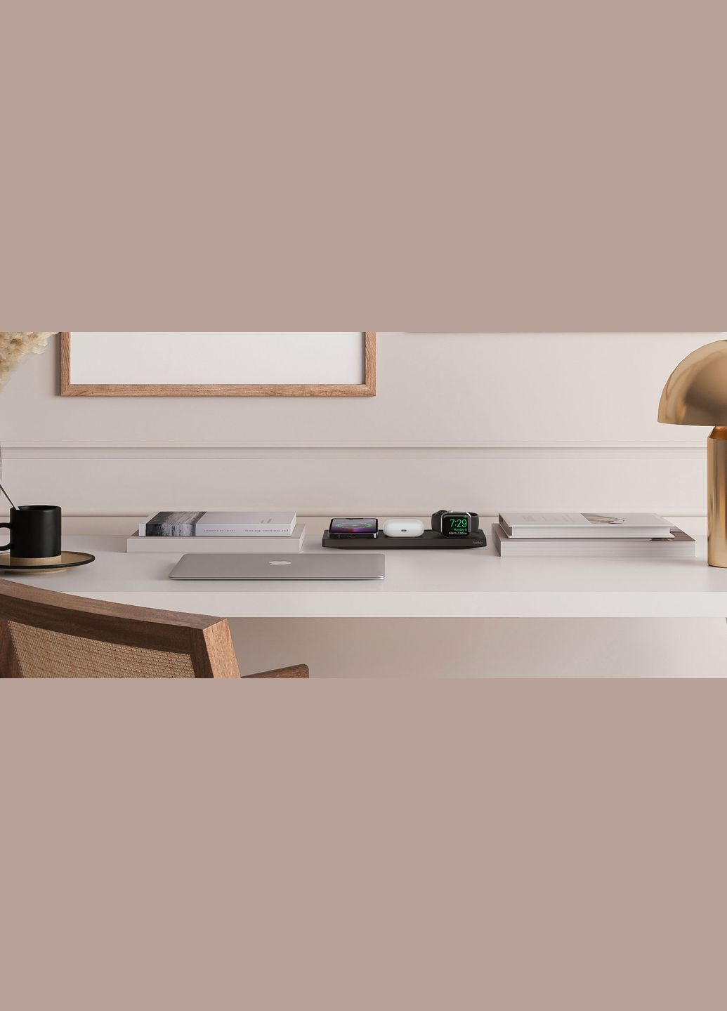 Зарядное устройство беспроводное 3в1 MagSafe PRO iPhone/Watch/AirPods, черное Belkin (315434570)