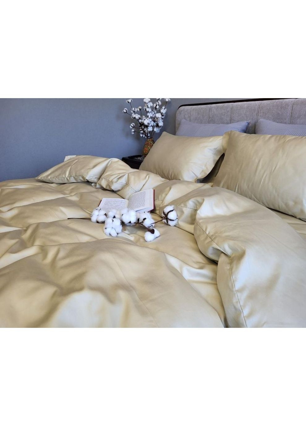 Постільна білизна Подих Ісландії, сатин PREMIUM Евро розмір, наволочки 50/70 No Brand (364220202)