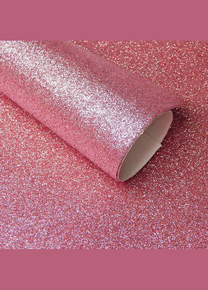 Екошкіра з дрібним глітером, 20х33 см, світло-рожева No Brand (340485902)