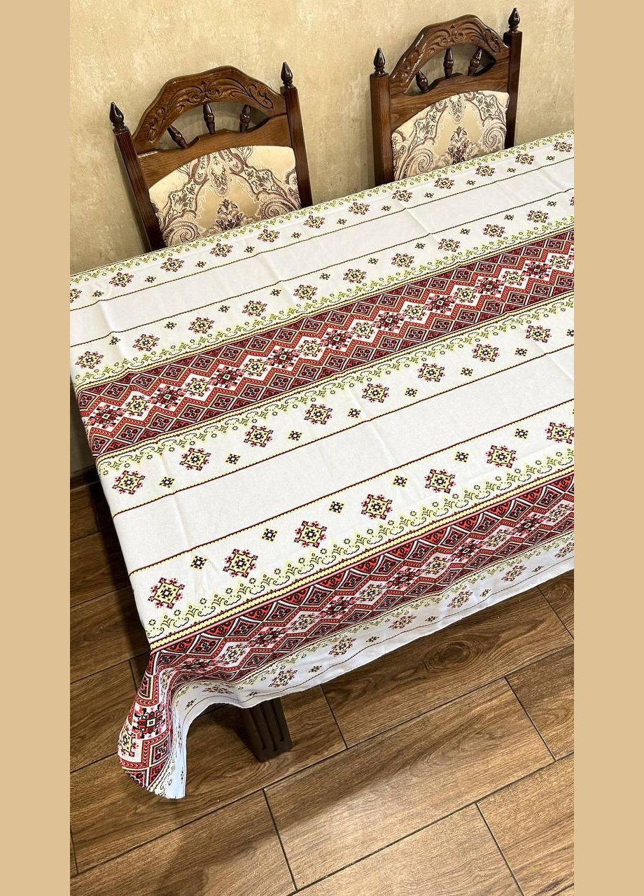 Скатерть с украинским орнаментом гипоаллергенная 150х220 см (П4КЕ05018-53) No Brand (306634030)