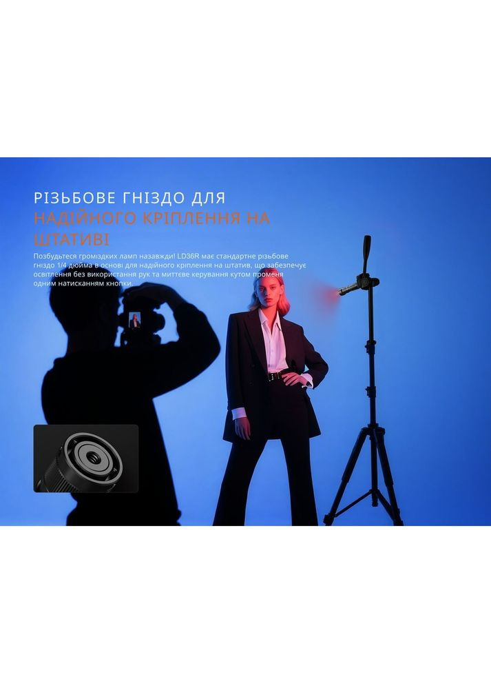 Ліхтар ручний LD36RFC вогняний камуфляж (A-046213) Fenix (372467752)