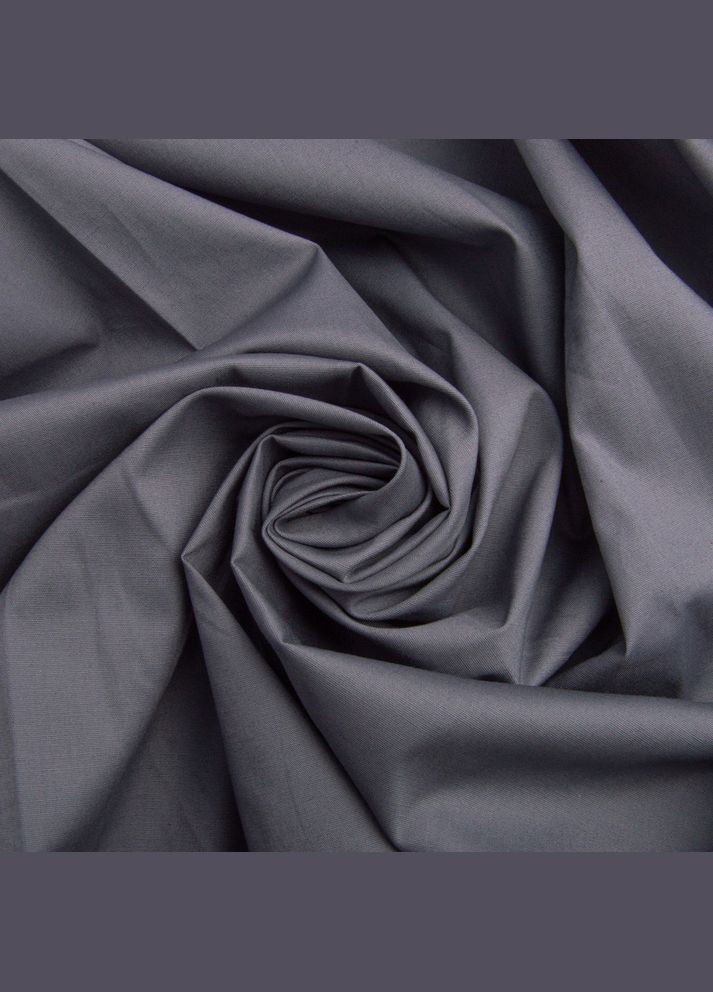 Тканина котон поплін V-1121 т/сірий IDEIA (303217432)